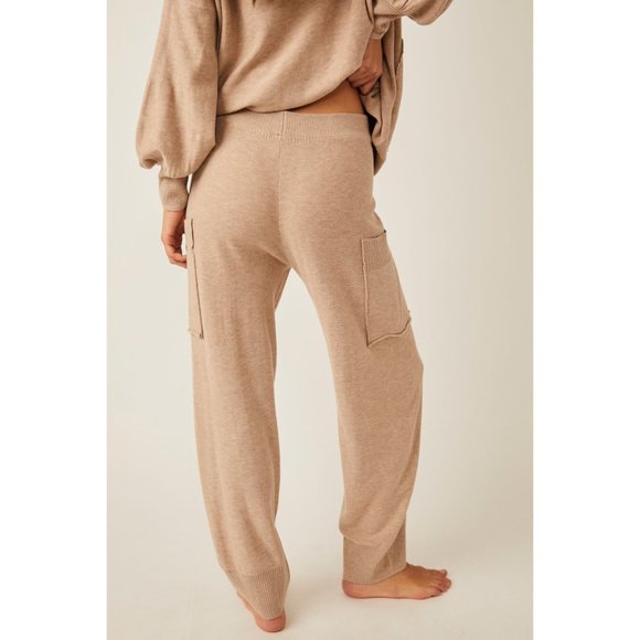 NWT FREE PEOPLE Snuggle SeasonJogger in Oatmeal - Picture 4 of 6